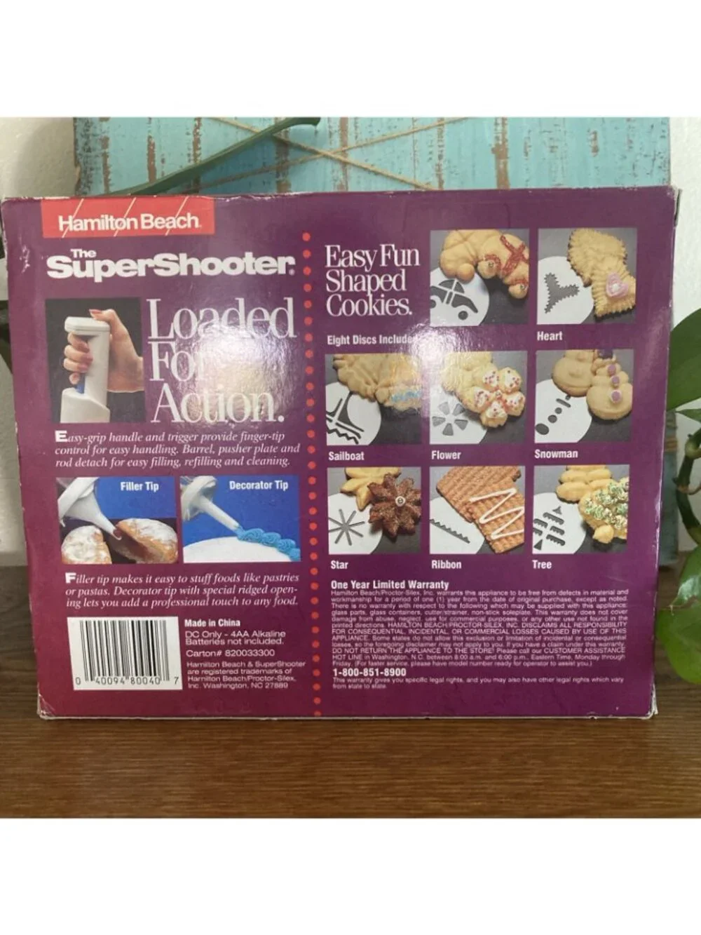 Hamilton Beach The Super Shooter Cordless Cookie Press And Food Decorator- White